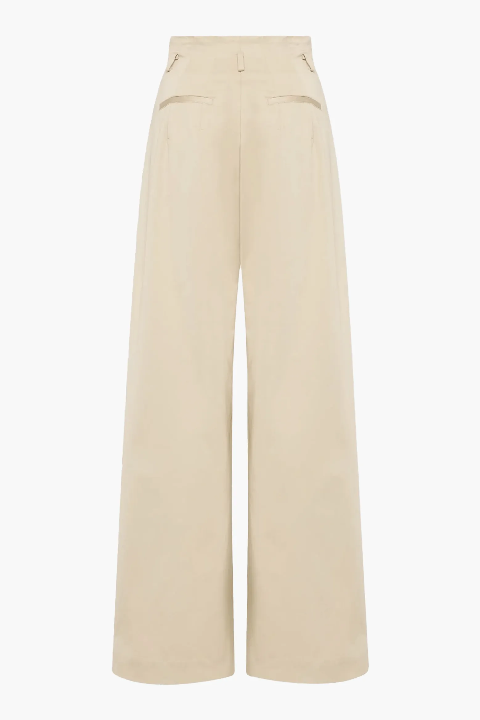 COTTON PAPERBAG WAIST TROUSERS